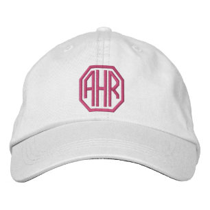 Moderne monogrammbestickte Mütze Bestickte Baseballkappe