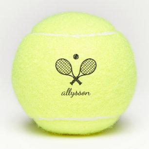 Moderne Monogramme Tennisbälle