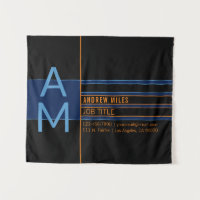 Moderne Monogramme und bearbeitbare Formen und Far