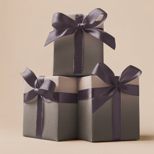Moderne monotone Taupe-Braun-Ombre Geschenkpapier