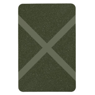 Moderne Moosgrün-Custom-Magnet-X-Design Magnet