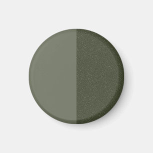 Moderne Moosgrüne Split-Magnet – Anpassbar Magnet