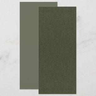 Moderne Moosgrüne Textur Flache Menü – Anpassbar Menükarte
