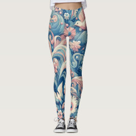 Moderne Morris-Kunst Leggings