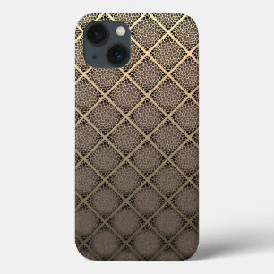 Moderne Mosaik-Diamant-Tierdruck iPhone 13 Hülle