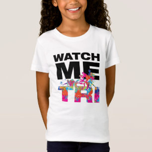 Moderne Motivierende Rosa Triathlon Mädchen Sport T-Shirt