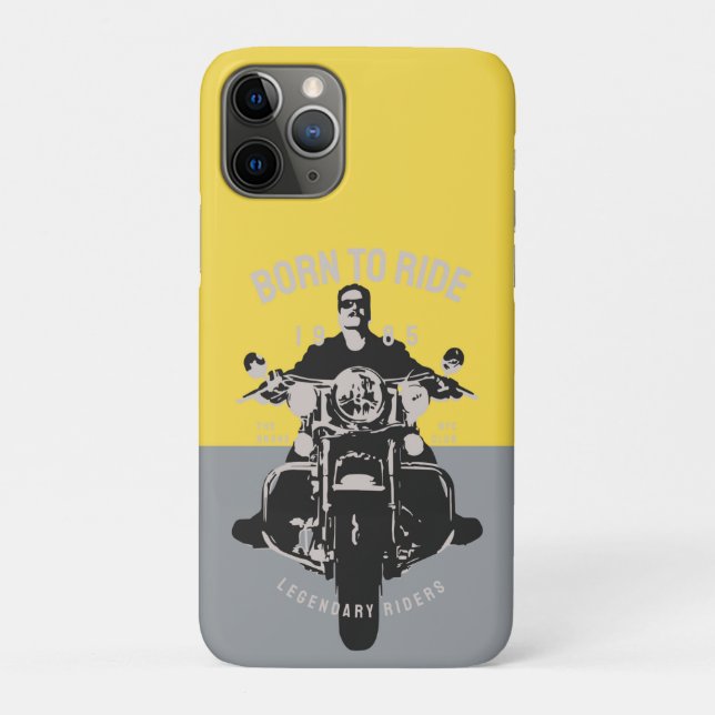 Moderne Motorradfahrer - Kolorblock Kunst Case-Mate iPhone Hülle (Rückseite)