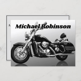 Moderne Motorradfeier Einladung