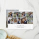 Moderne Multi-Foto Collage Hochzeit Dankeskarte (Vorderseite/Rückseite Beispiel)