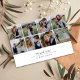 Moderne Multi-Foto Collage Hochzeit Dankeskarte (Von Creator hochgeladen)
