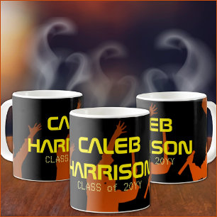 Moderne Multicolor Techno Graduation Party Kaffeetasse