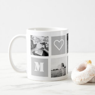 Moderne Mum Foto Collage Tasse
