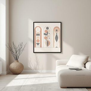 Moderne Muse – Abstrakte feminine Geometrie XII Poster