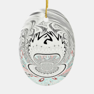 Moderne Muster der urbanen Flora Keramik Ornament
