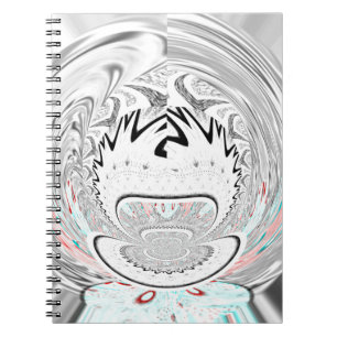 Moderne Muster der urbanen Flora Notizblock