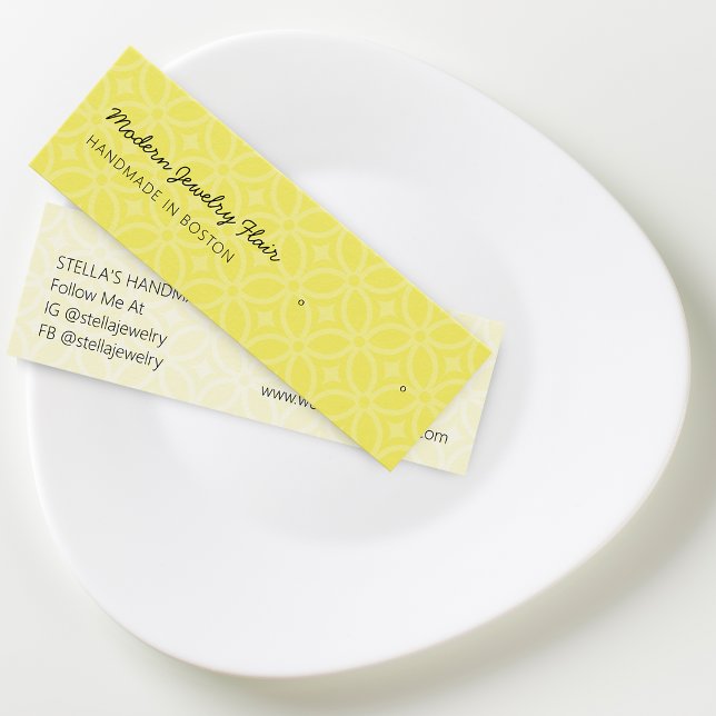 Moderne Muster Lebendige Ohrstecker-Anzeige Karte (Modern Pattern Vivid Stud Earring Display Card)