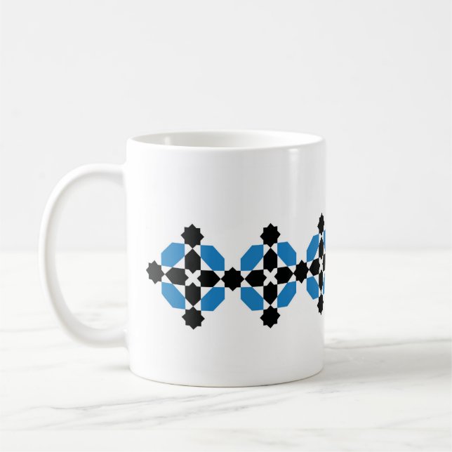 Moderne Muster-Tasse Kaffeetasse (Links)