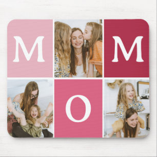 Moderne 'MUTTER' 3 Foto-Geschenk Mousepad