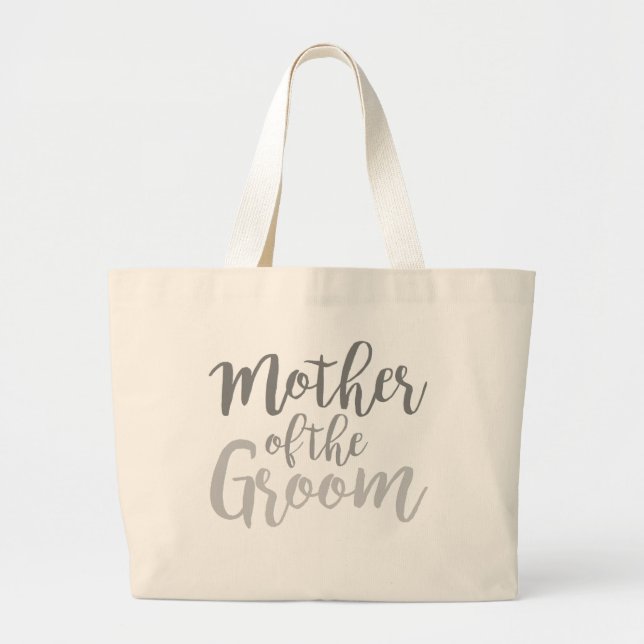 Moderne Mutter der groom Cursive Ombre Tasche (Vorne)