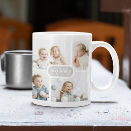 Moderne Mutti 4 Foto Grau Kaffeetasse