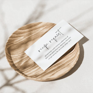 Moderne Nachfrage nach Minimalistischen Brautparty Begleitkarte