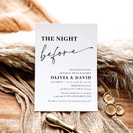 Moderne Nacht vor der Probe Einladung