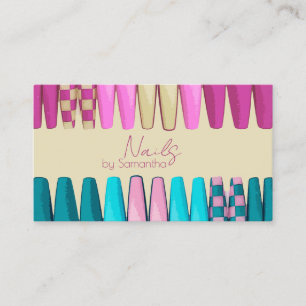 Moderne Nagelkünstlerin Visitenkarte