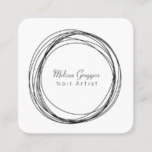 Moderne Nail Artist Imitate Gold Circulars Handgez