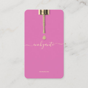 MODERNE NAIL POLNISCHE SCHÖNHEIT SALON PINK VISITENKARTE