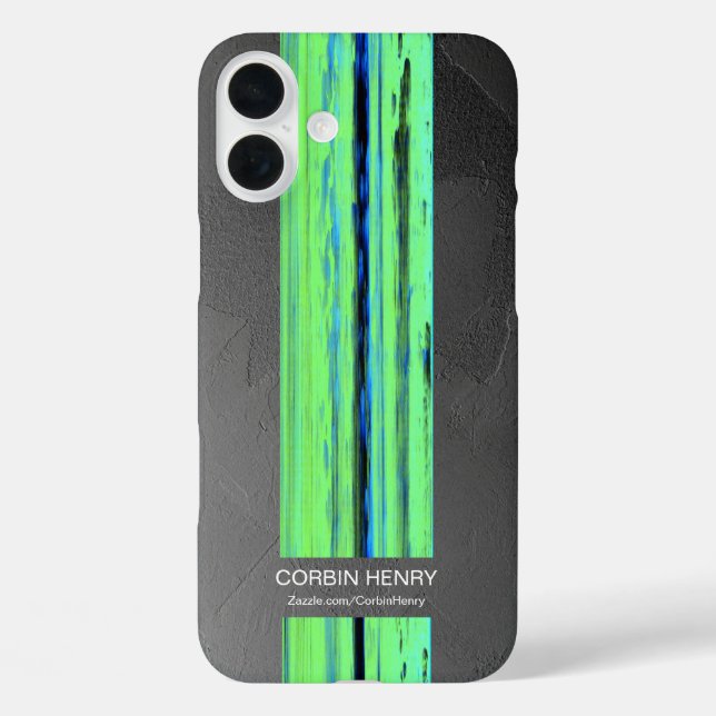Moderne Name Abstract Texture iPhone-Hülle Case-Mate iPhone Hülle (Rückseite)