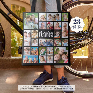 Moderne Nana 23 Foto-Collage Tote-Bag in individue
