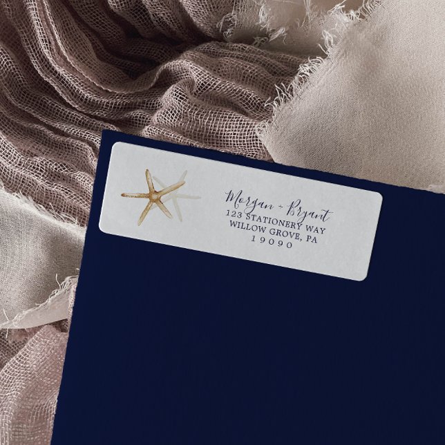 Moderne Nautik | Starfish Rücksendeadresse (Von Creator hochgeladen)