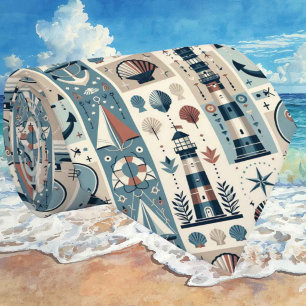 Moderne nautische Krawatte im Mid-Century-Stil