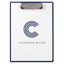 Moderne Navy-Blue-Rahmen-Papeterie