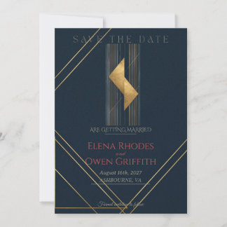Moderne Navy-Gold-Geometric-Art-Deco-Save-the-Date