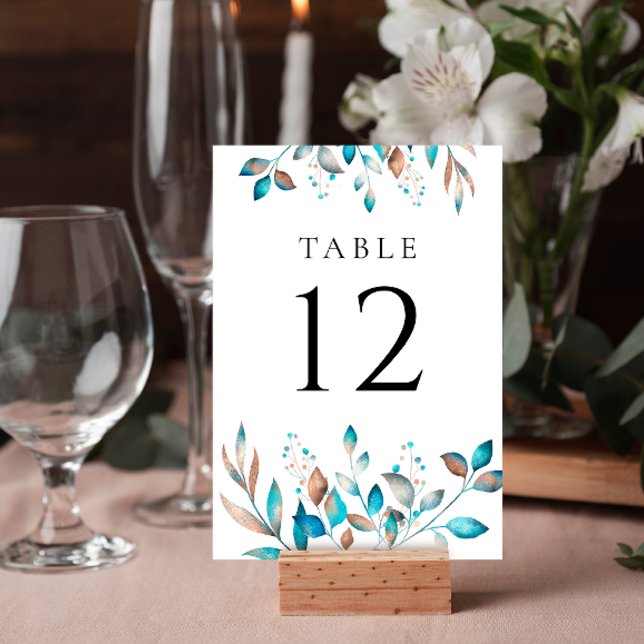 Moderne Navy Rustikale Hochzeit Tischnummer (Von Creator hochgeladen)