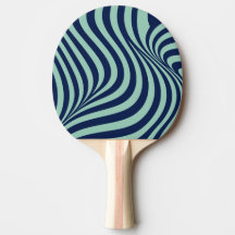 Moderne Navy- und Mintgrün-Psychedelik