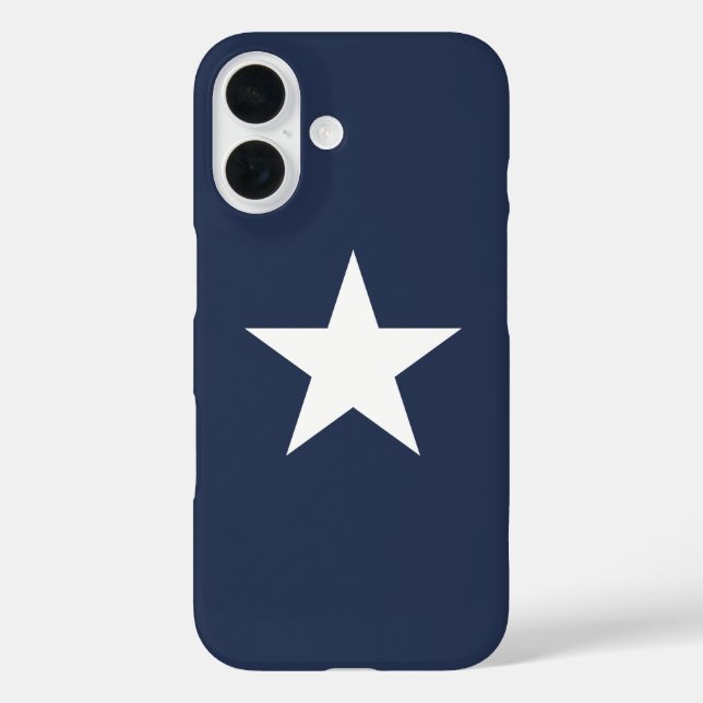 Moderne Navyblaue Sternmarkierung Case-Mate iPhone Hülle (Rückseite)