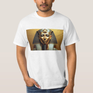 Moderne Nefertiti-Pharaonen-Kunst – Ägyptisches He T-Shirt