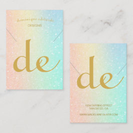 Moderne Nekklasseanzeige Visitenkarte