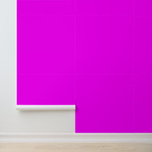 Moderne Neon magentina rosa schlichte Vollfarbe Tapete