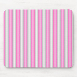 Moderne Neon-Pink-Streifen mit 3D-Effekt Mousepad