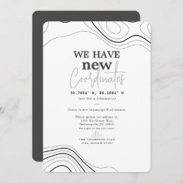 Moderne neue Koordinaten für die graue Bewegung Ankündigung