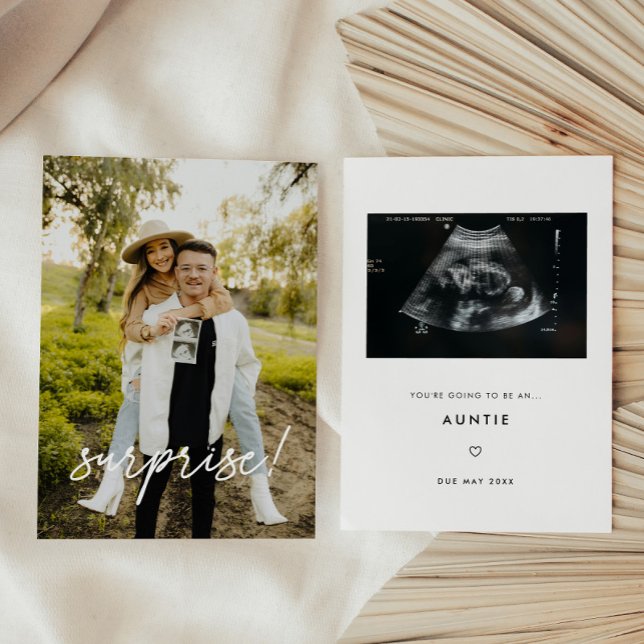 Moderne Neugeborene/Großeltern/Nana-Schwangerschaf Ankündigung (Von Creator hochgeladen)