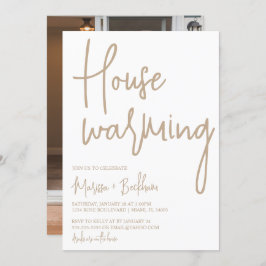 Moderne neutrale Einladung