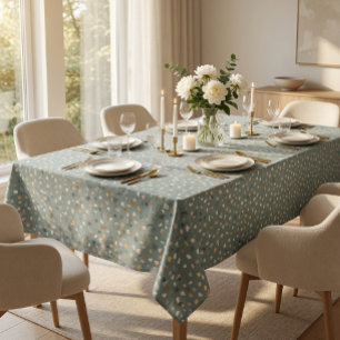 Moderne neutrale Terrazzo-Muster-Tischdecke Tischdecke