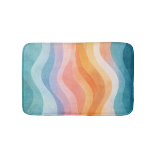 Moderne neutrale Welle • Minimalistischer Deco • T Badematte