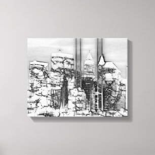 Moderne New Yorker City-Leinwand Leinwanddruck