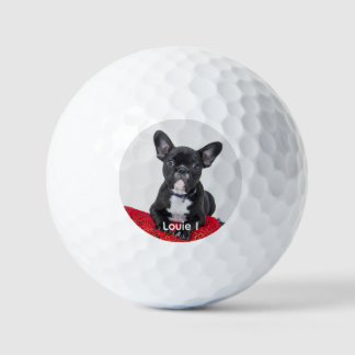 Moderne Niedliche Black French Bulldog Golf Balls Golfball