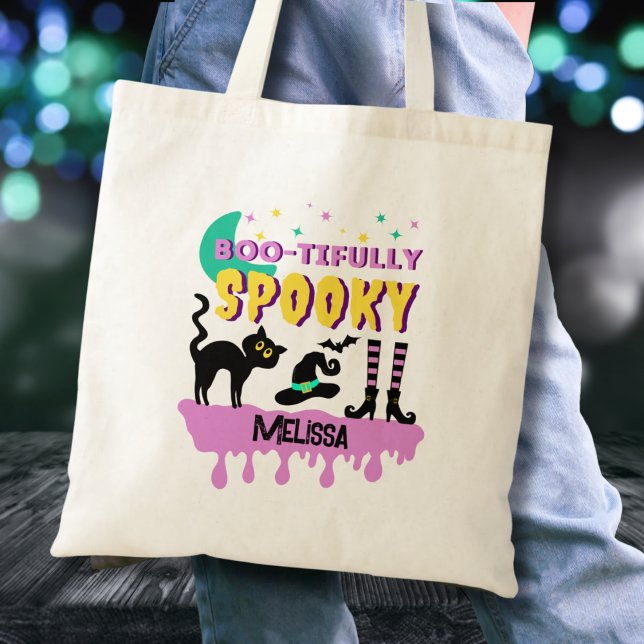 Moderne Niedliche Boo-gezaubert-Spooky-Tote-Tasche Tragetasche (Von Creator hochgeladen)